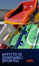 noleggio  di  gonfiabili  sportivi