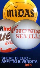 noleggio e vendita sfere ad elio e aria fredda