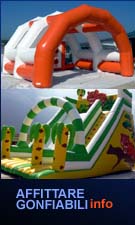 gonfiabili   in  affitto